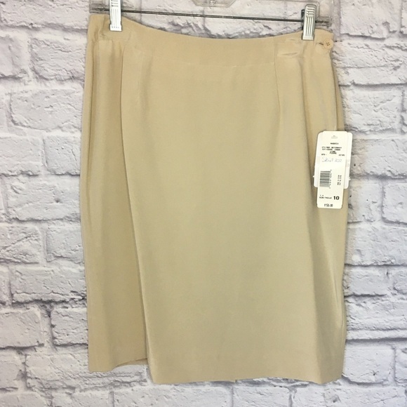 VINTAGE Jones New York Silk Skirt Suit - 10 - Picture 11 of 16